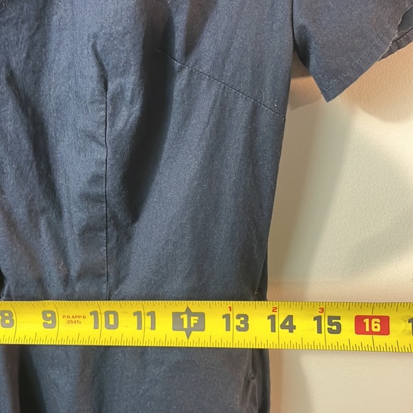 J Crew factory short sleeve Fit and Flare, Shirt Dress with pockets. Size 4. - Picture 6 of 8